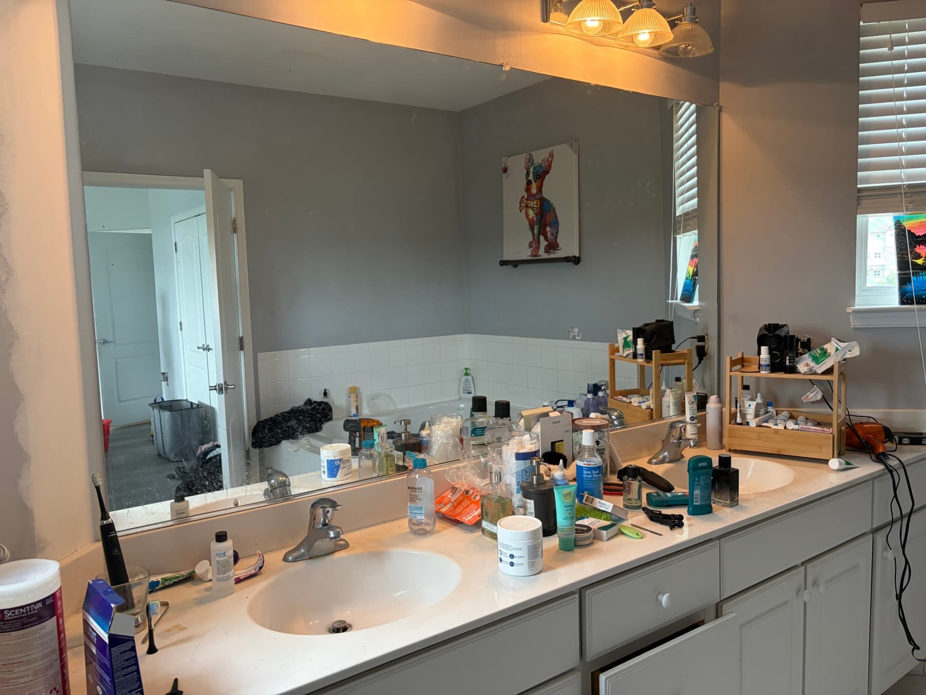 Before cleaning result — Bathroom vanity